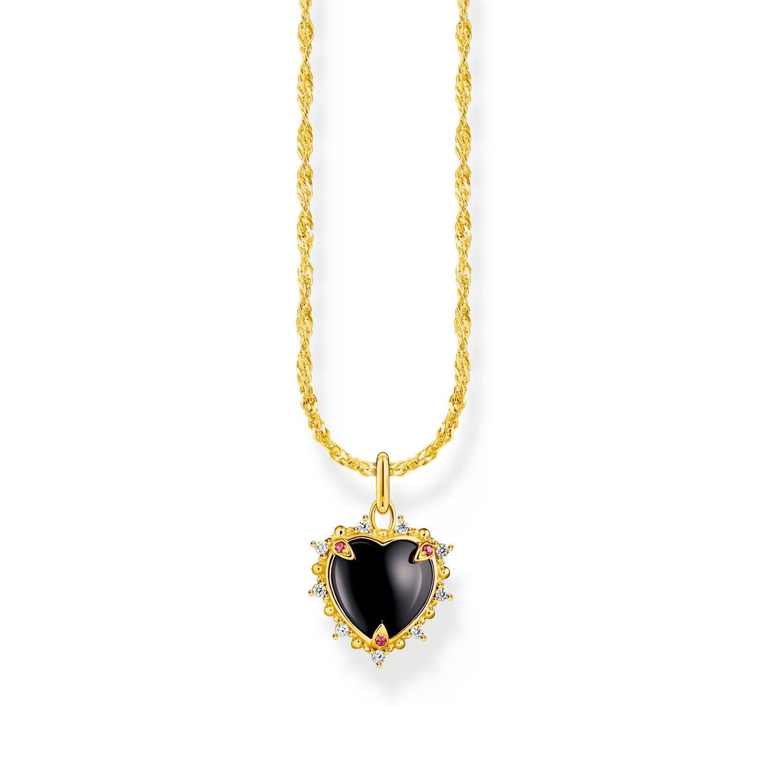 THOMAS SABO Romance Necklace with pendant Heart Gold - B &amp; S Lyncris Jewellers