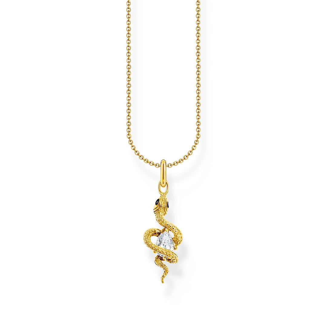 THOMAS SABO Romance Necklace with snake pendant - B &amp; S Lyncris Jewellers