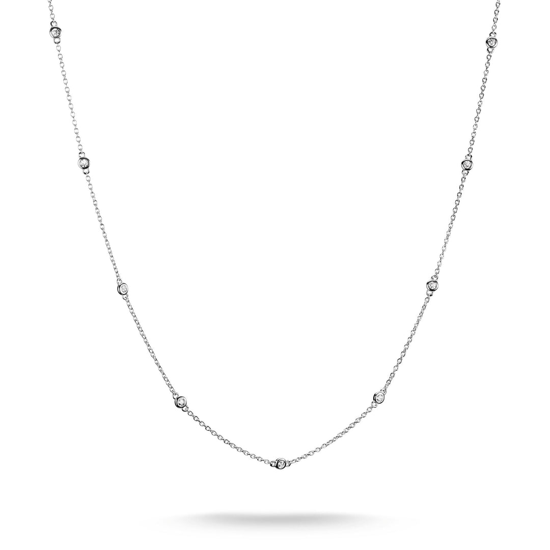 THOMAS SABO Necklace with White Zirconia Stones - B &amp; S Lyncris Jewellers