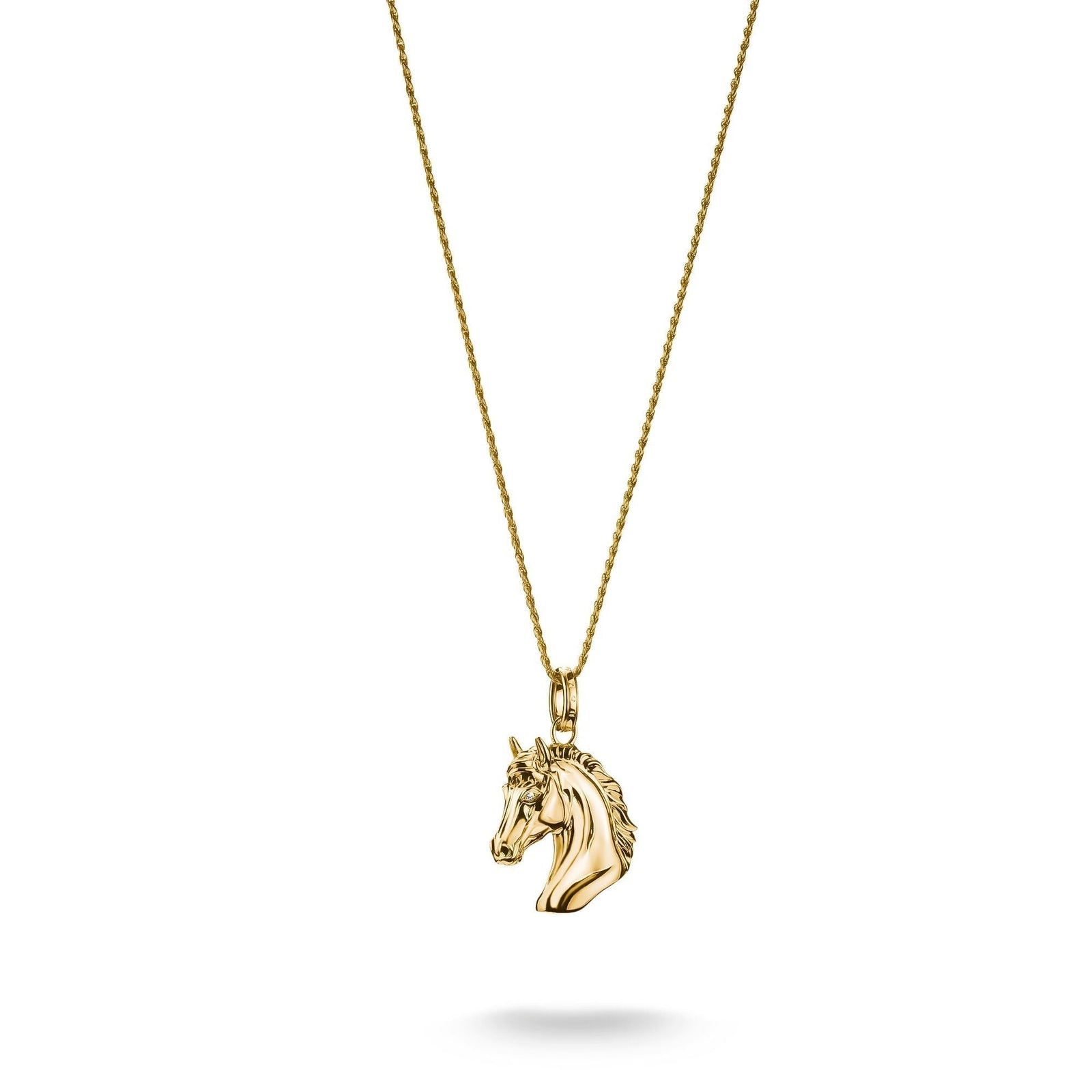 THOMAS SABO Horse Head Necklace with Zirconia - B & S Lyncris Jewellers