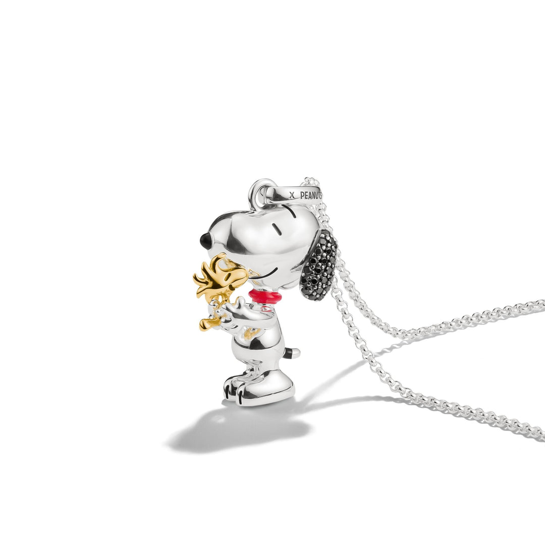 THOMAS SABO Snoopy &amp; Woodstock PavÃ© PEANUTS Necklace