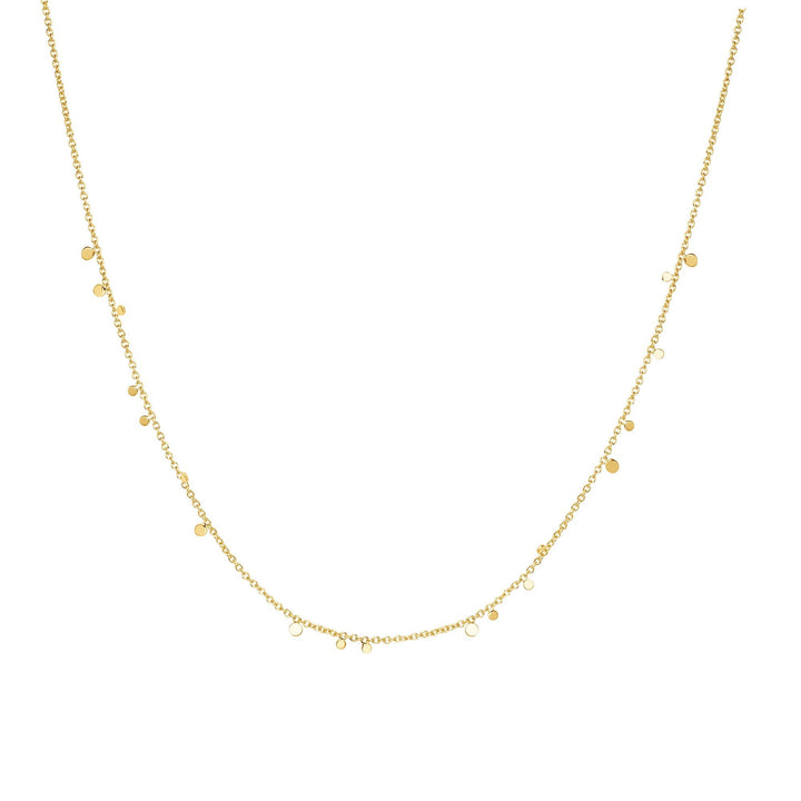 Ania Haie Gold Mini Disc Drop Stacking Necklace