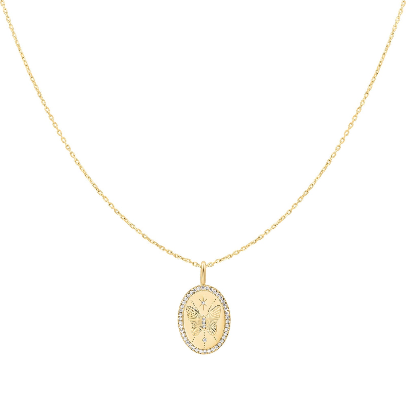 Ania Haie Gold Butterfly Pendant Necklace - B & S Lyncris Jewellers