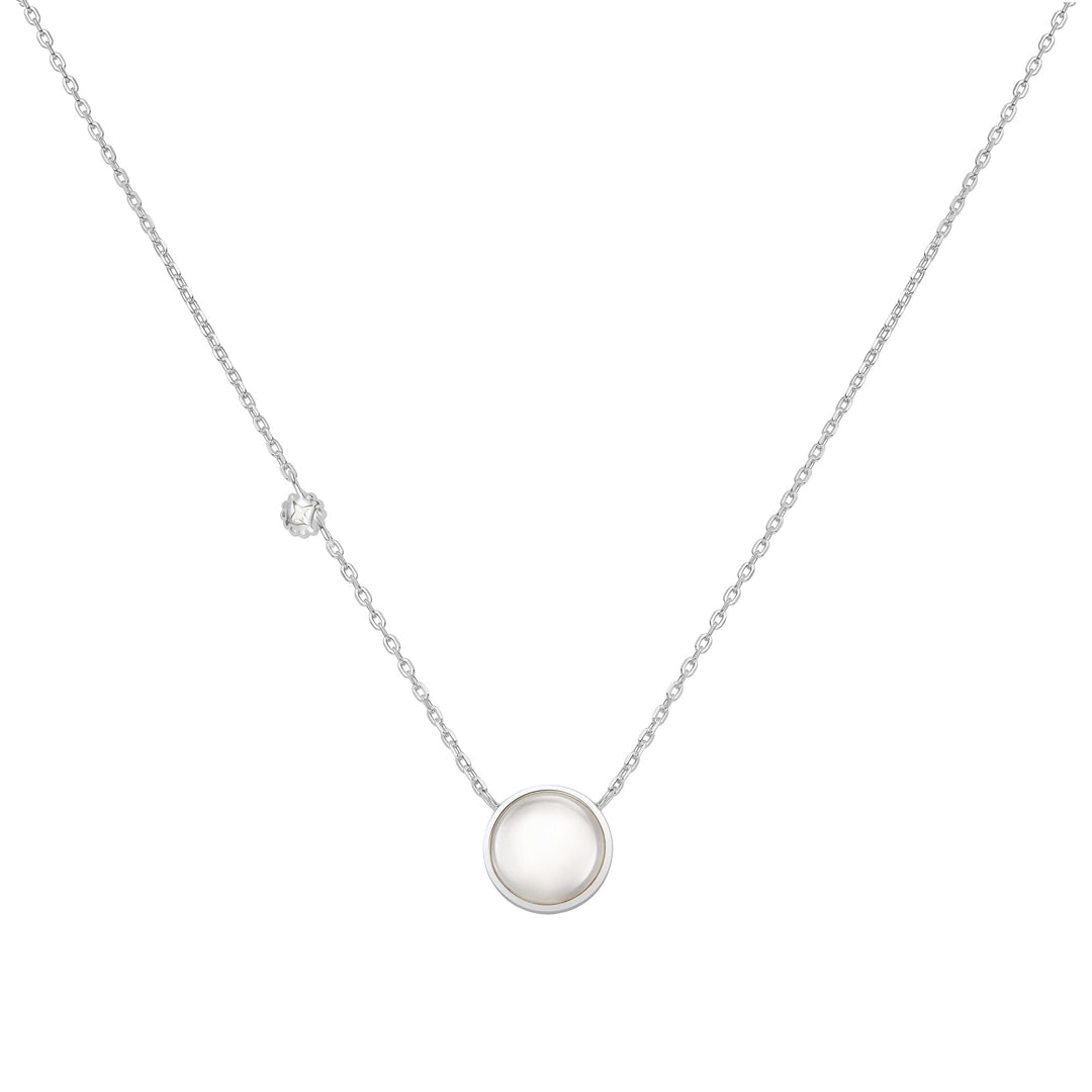 Ania Haie Silver Starry Mother of Pearl Necklace