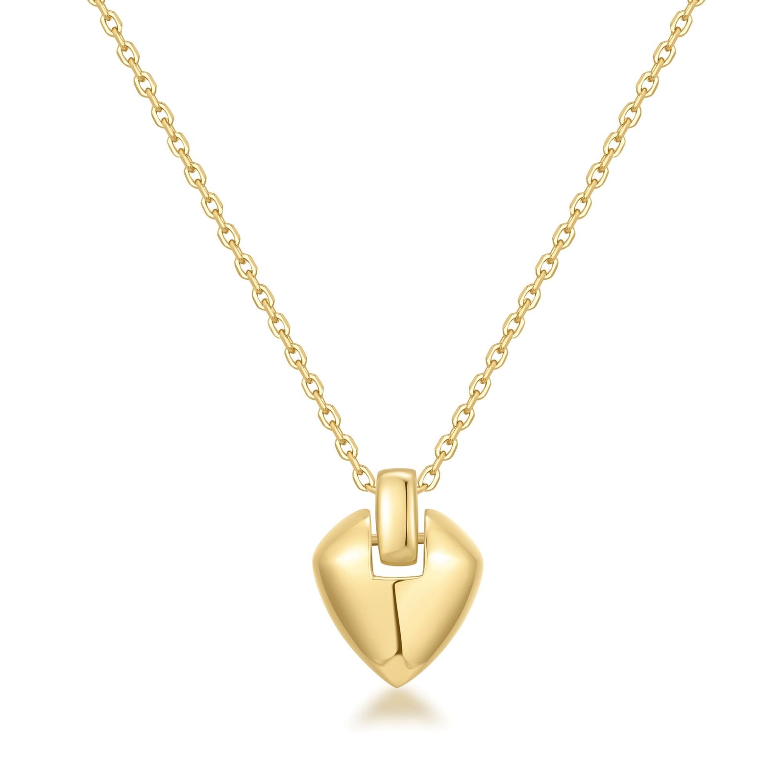 Ania Haie Gold Shield Pendent Necklace - B & S Lyncris Jewellers