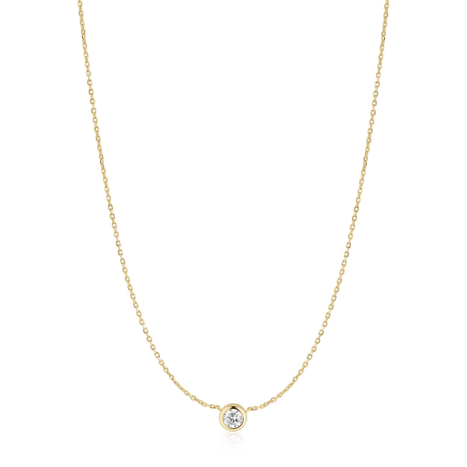 Ania Haie Gold Solitaire Necklace - B & S Lyncris Jewellers