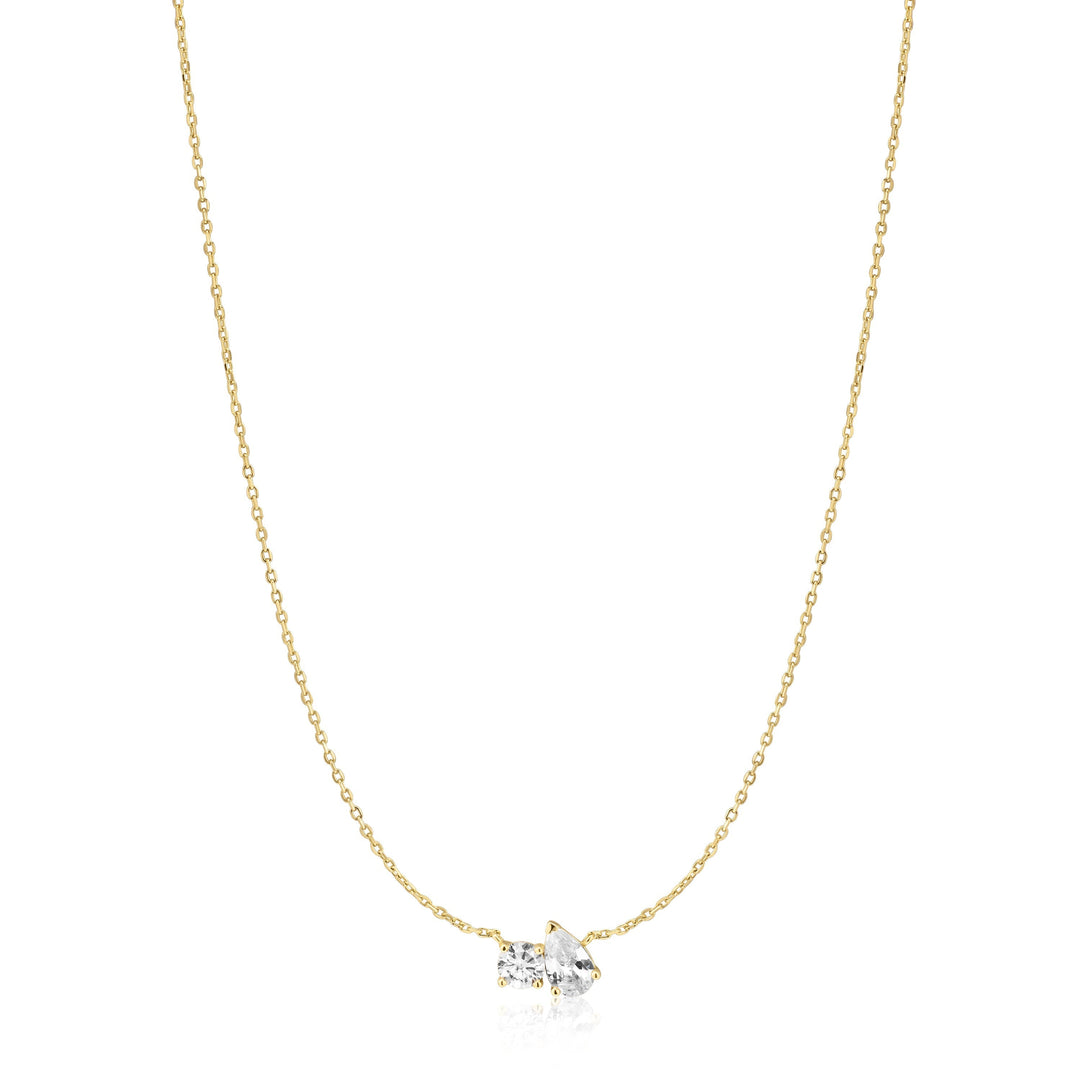 Ania Haie Gold Toi &amp; Moi Necklace - B &amp; S Lyncris Jewellers