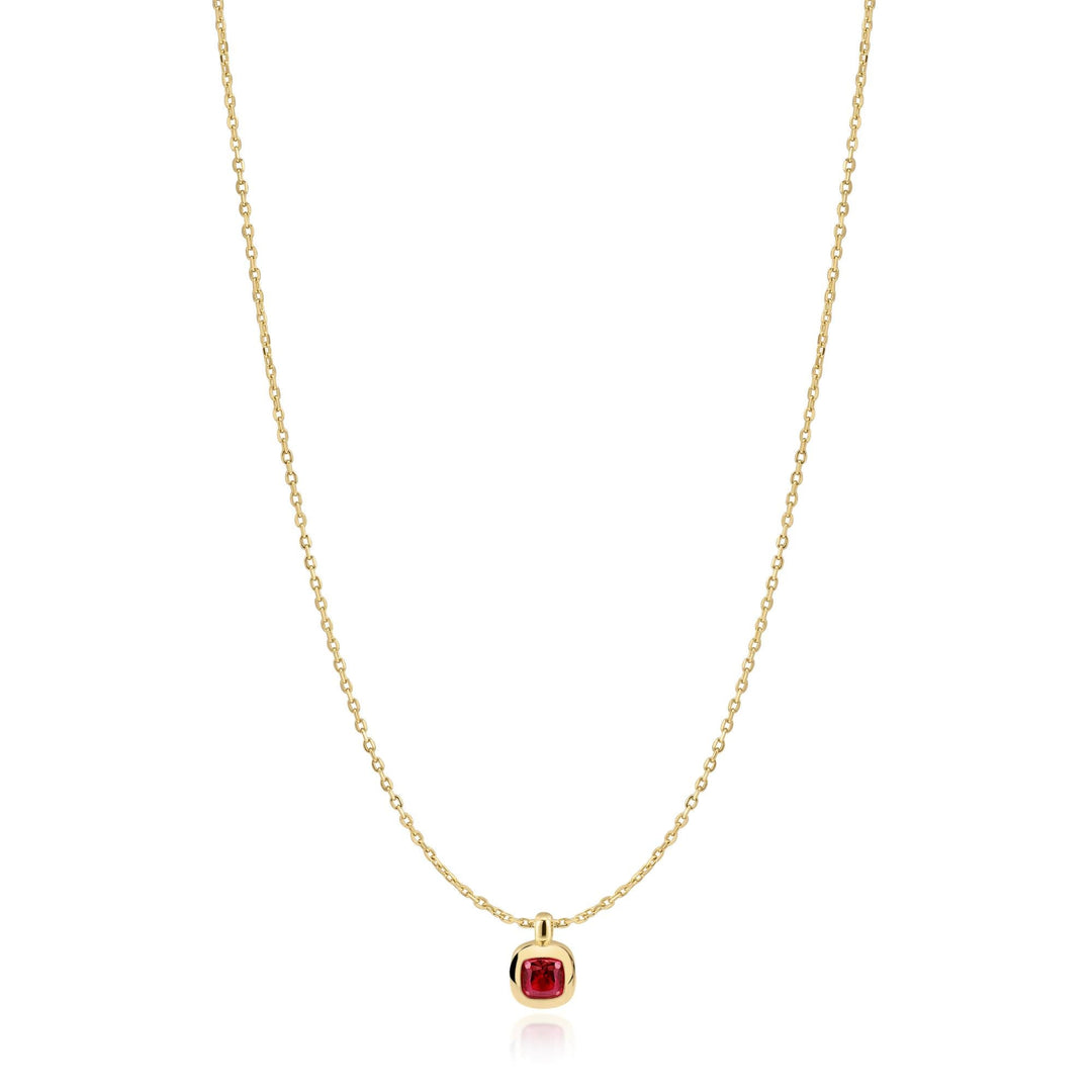 Ania Haie Gold Crimson Solitaire Necklace - B &amp; S Lyncris Jewellers