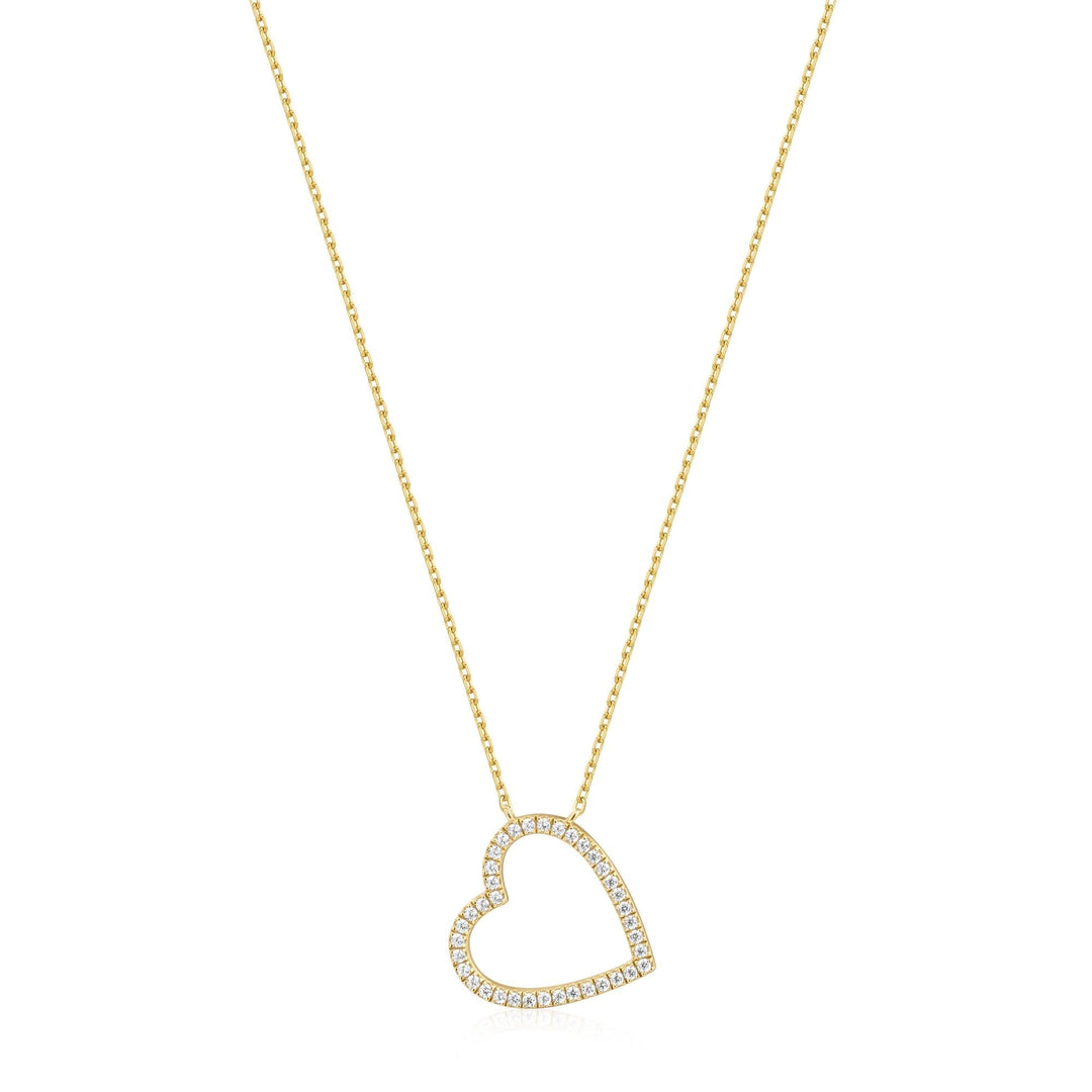 Ania Haie Gold Heart Pendant Necklace - B &amp; S Lyncris Jewellers