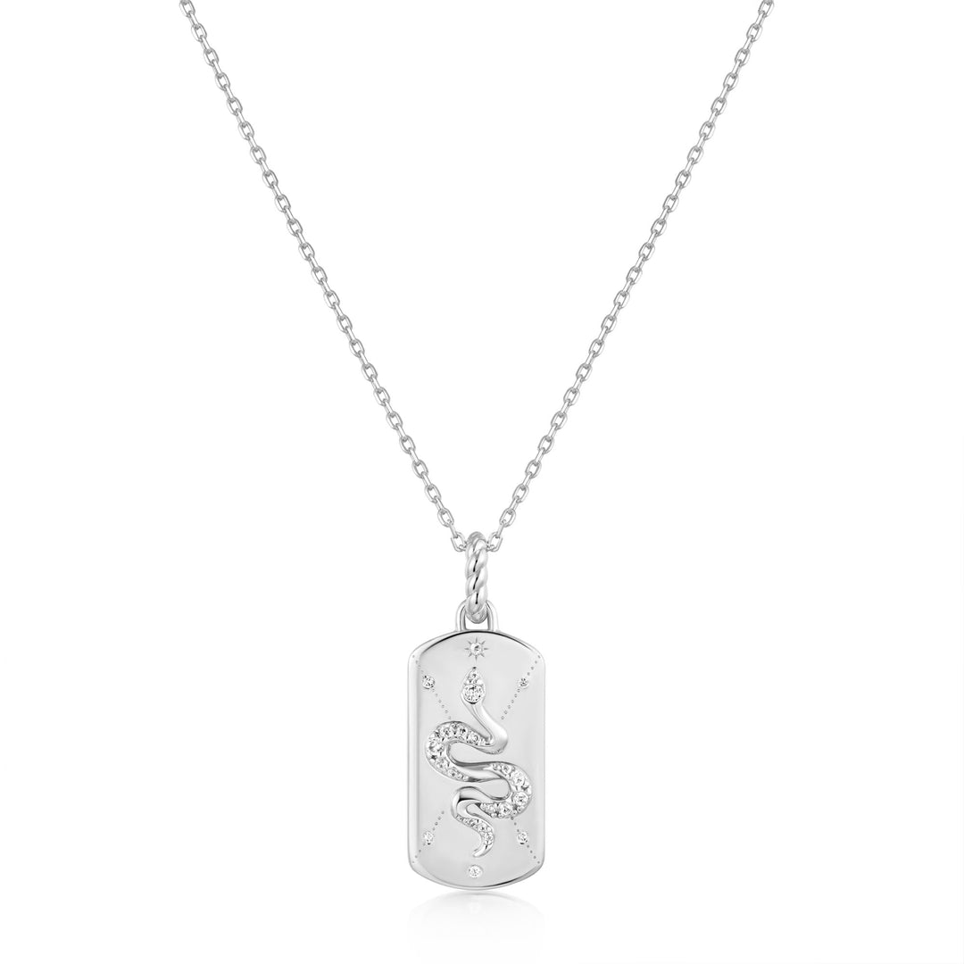 Ania Haie Silver Serpent Necklace - B &amp; S Lyncris Jewellers