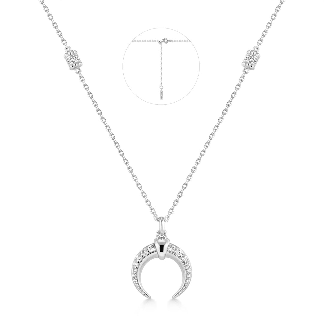 Ania Haie Silver Reversible Horn Necklace - B &amp; S Lyncris Jewellers
