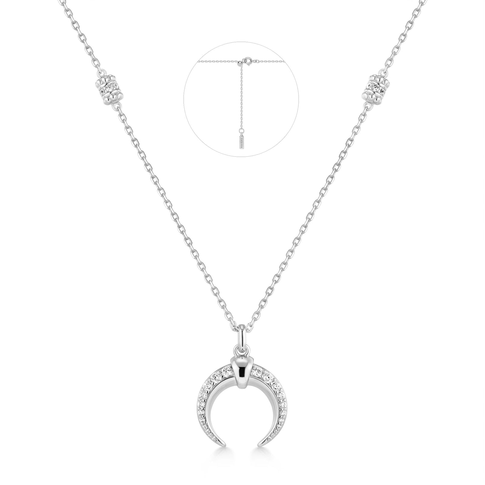 Ania Haie Silver Reversible Horn Necklace - B & S Lyncris Jewellers