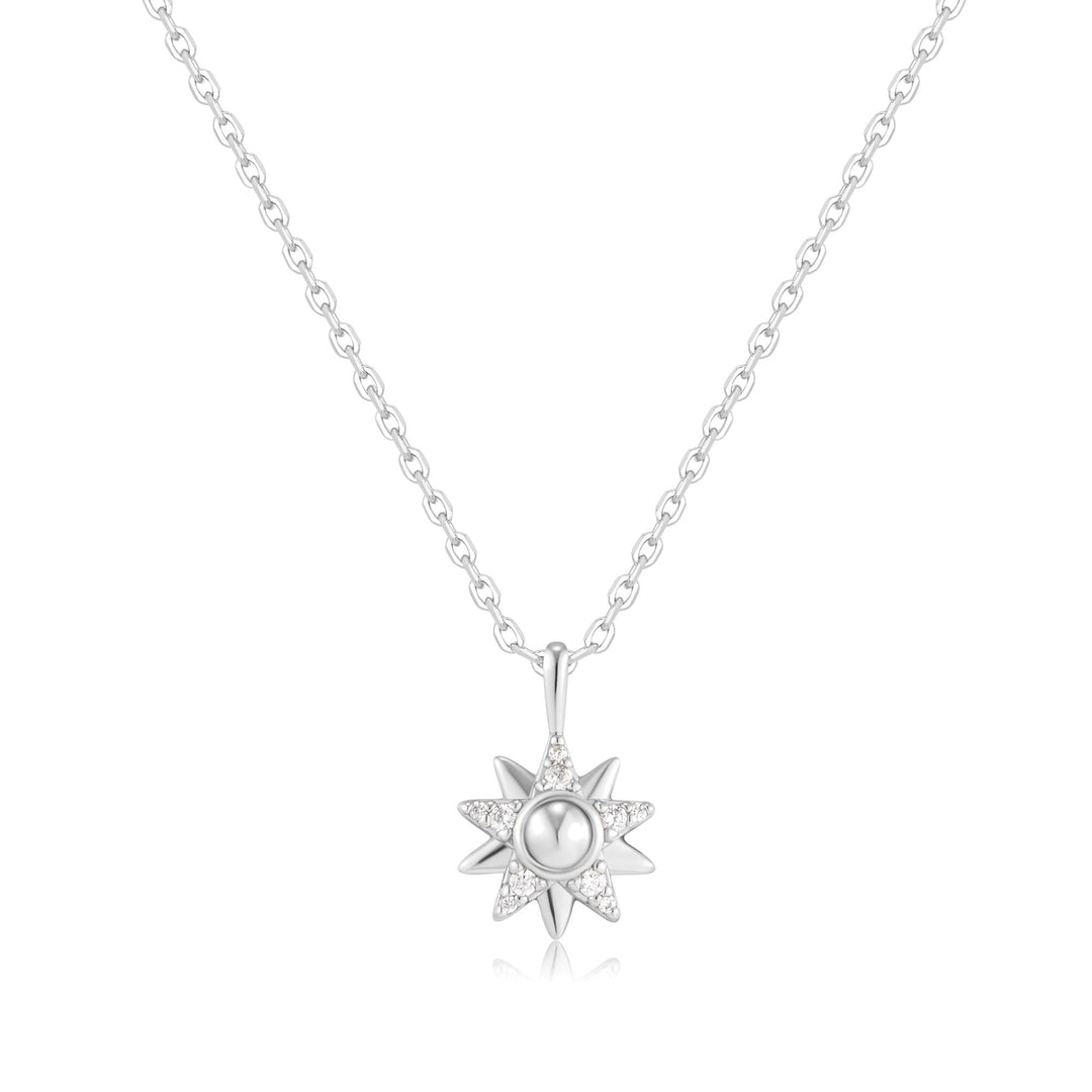 Ania Haie Silver Sunburst Necklace - B &amp; S Lyncris Jewellers
