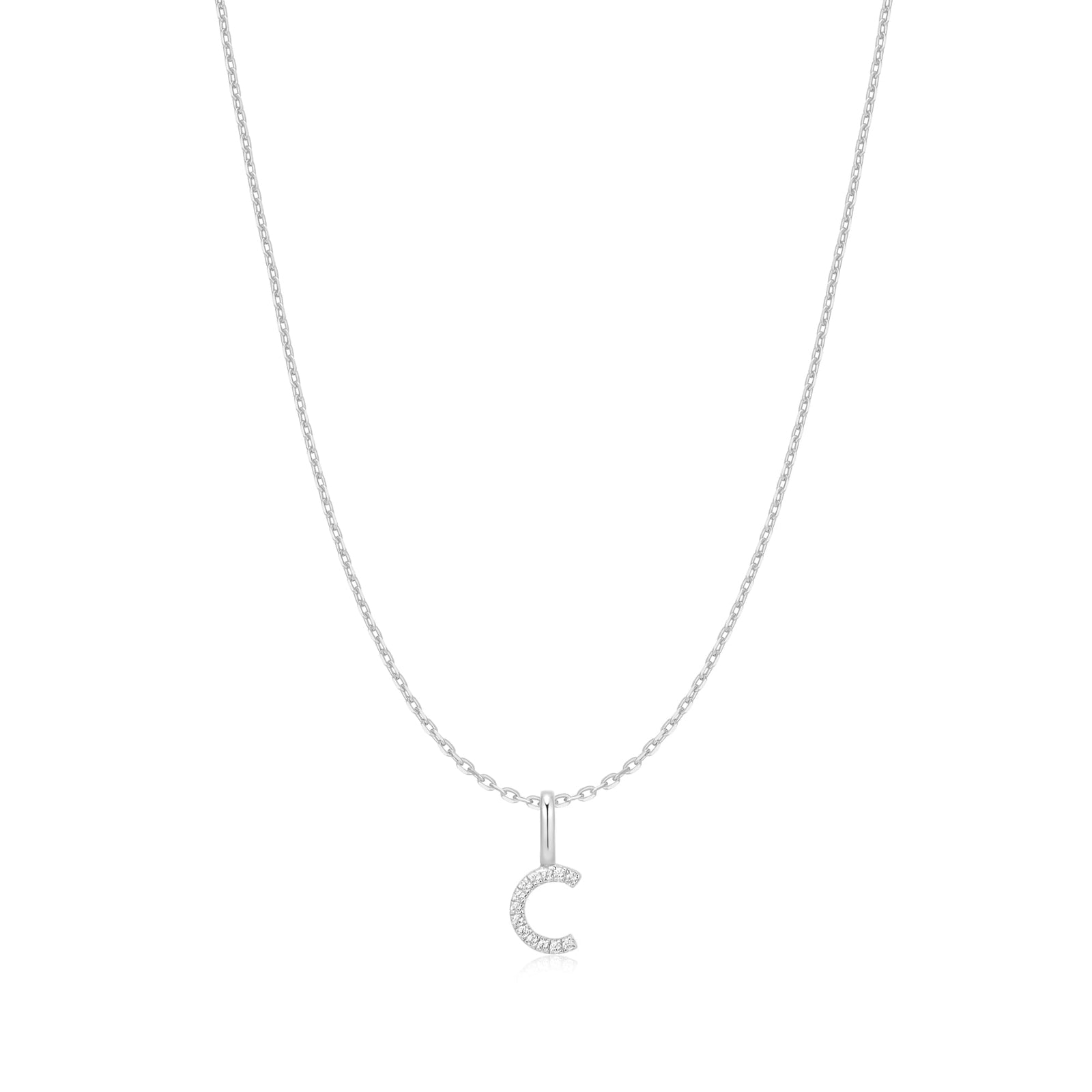Ania Haie Silver Letter C Initial Necklace - B & S Lyncris Jewellers