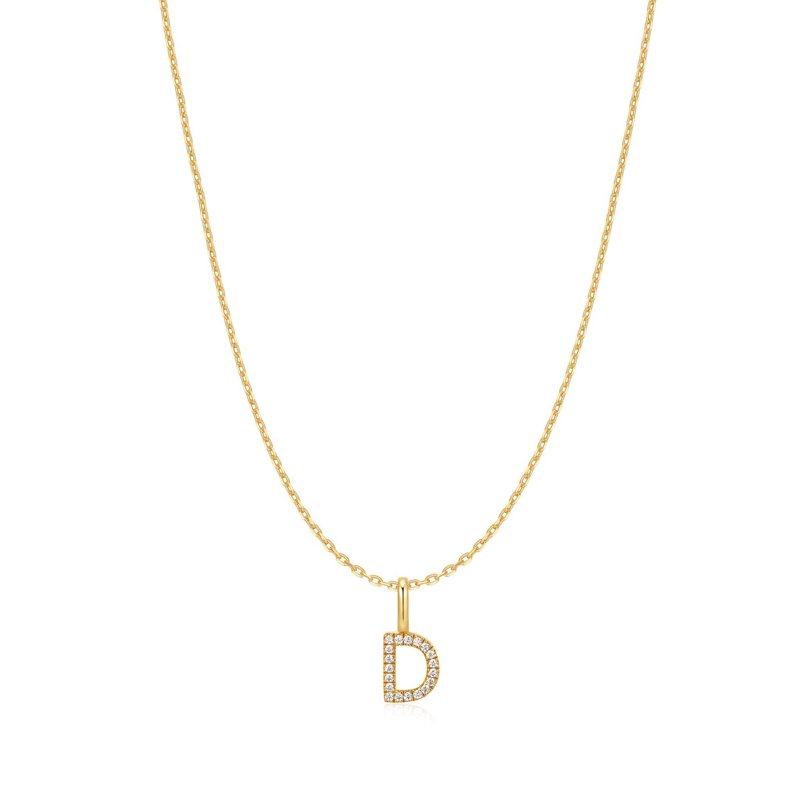 Ania Haie Gold Letter D Initial Necklace - B & S Lyncris Jewellers