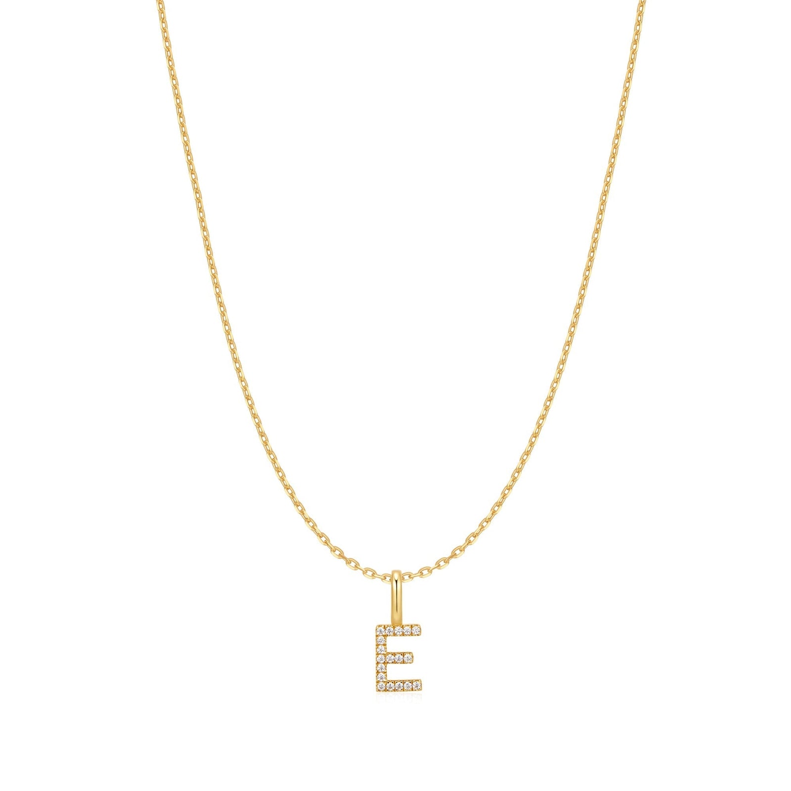 Ania Haie Gold Letter E Initial Necklace - B & S Lyncris Jewellers