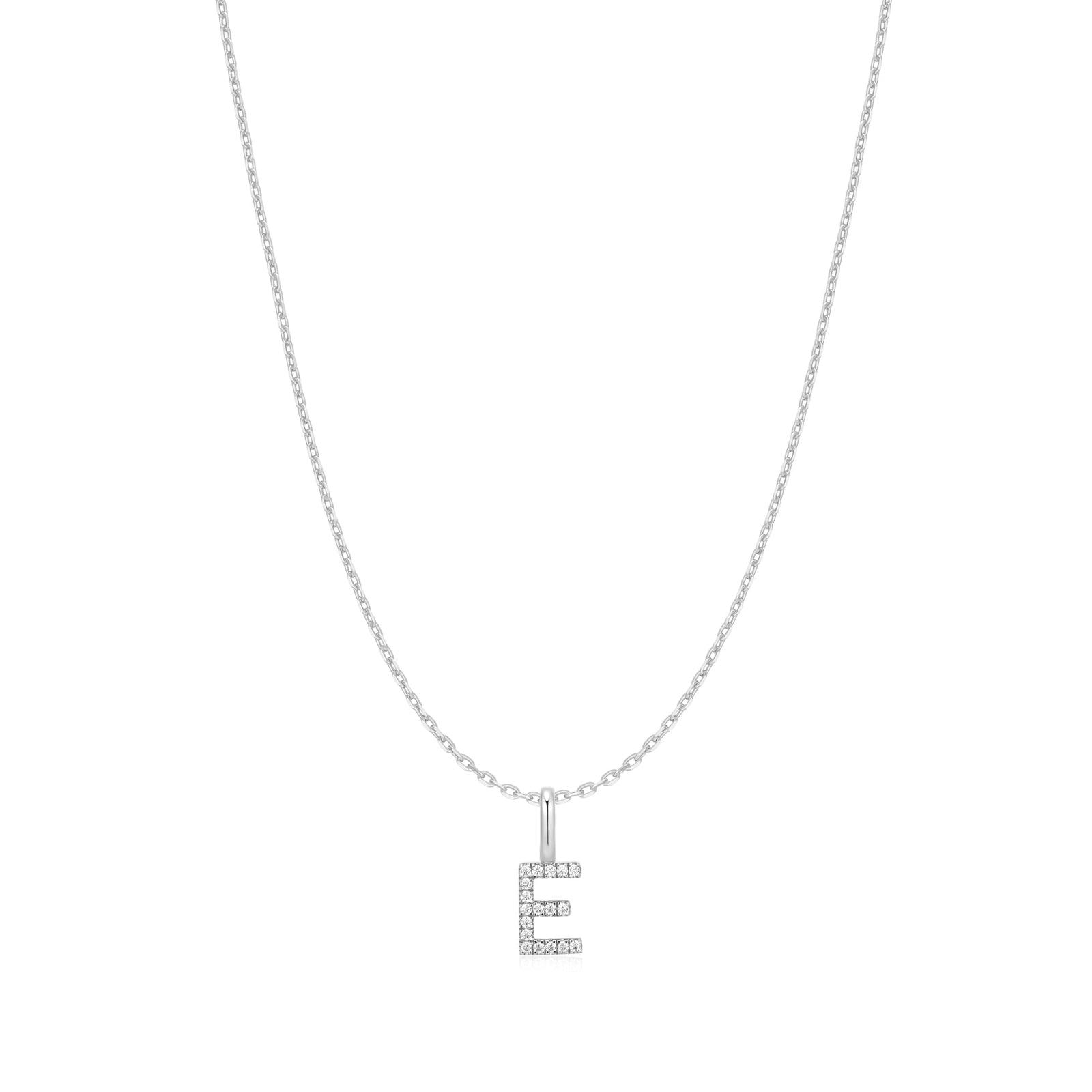 Ania Haie Silver Letter E Initial Necklace - B & S Lyncris Jewellers