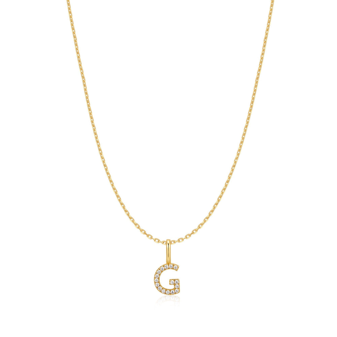 Ania Haie Gold Letter G Initial Necklace - B &amp; S Lyncris Jewellers