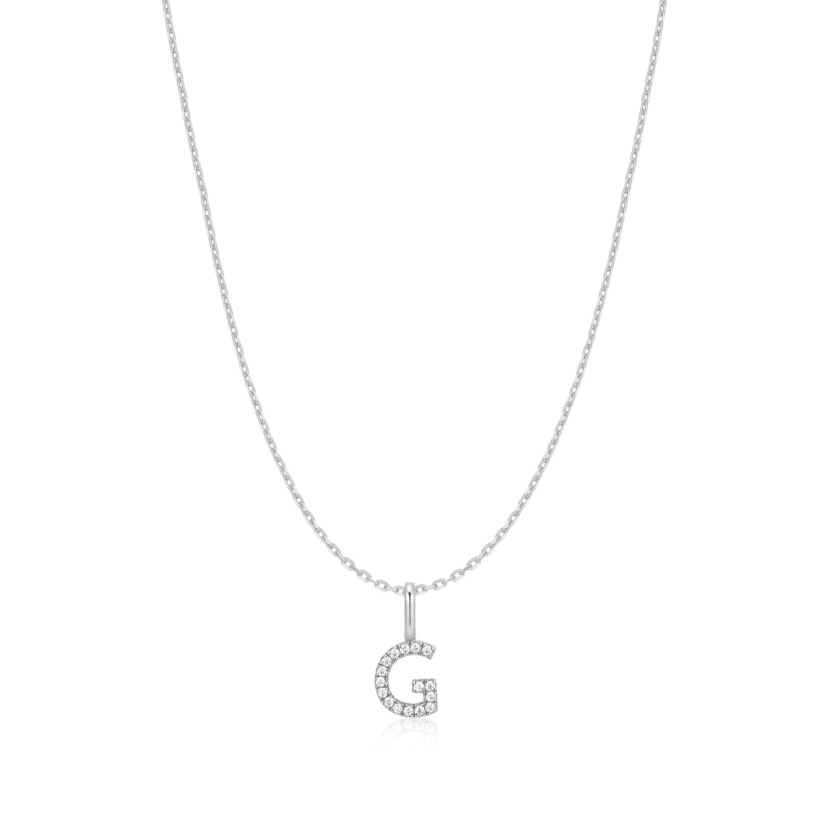 Ania Haie Silver Letter G Initial Necklace - B & S Lyncris Jewellers