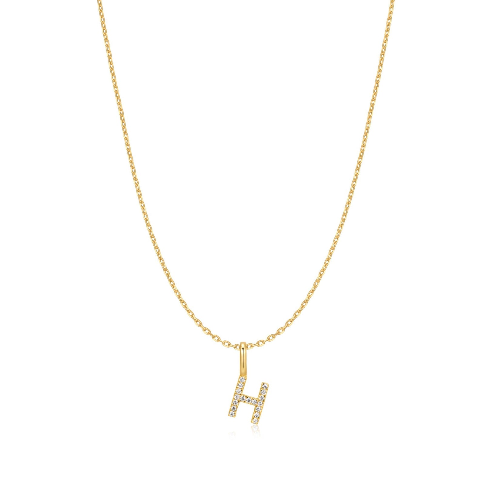 Ania Haie Gold Letter H Initial Necklace - B & S Lyncris Jewellers