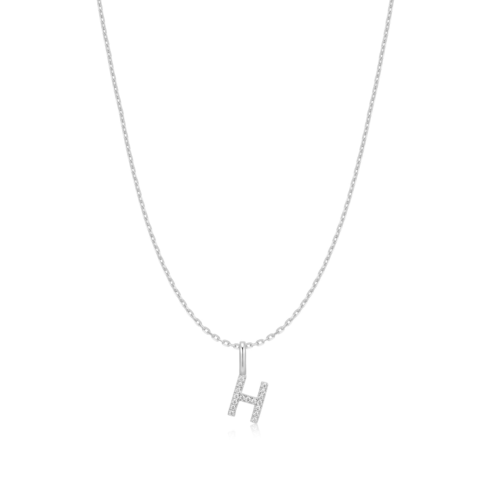 Ania Haie Silver Letter H Initial Necklace - B & S Lyncris Jewellers