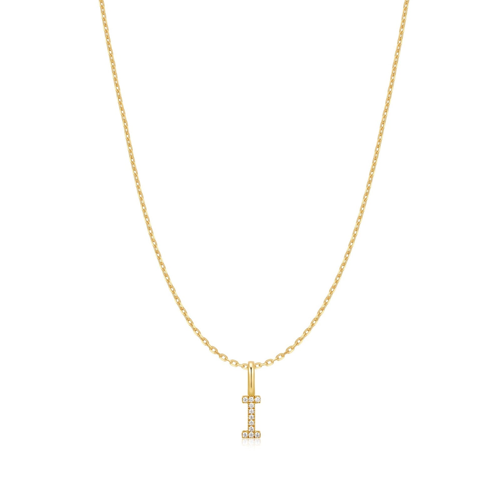 Ania Haie Gold Letter I Initial Necklace - B & S Lyncris Jewellers
