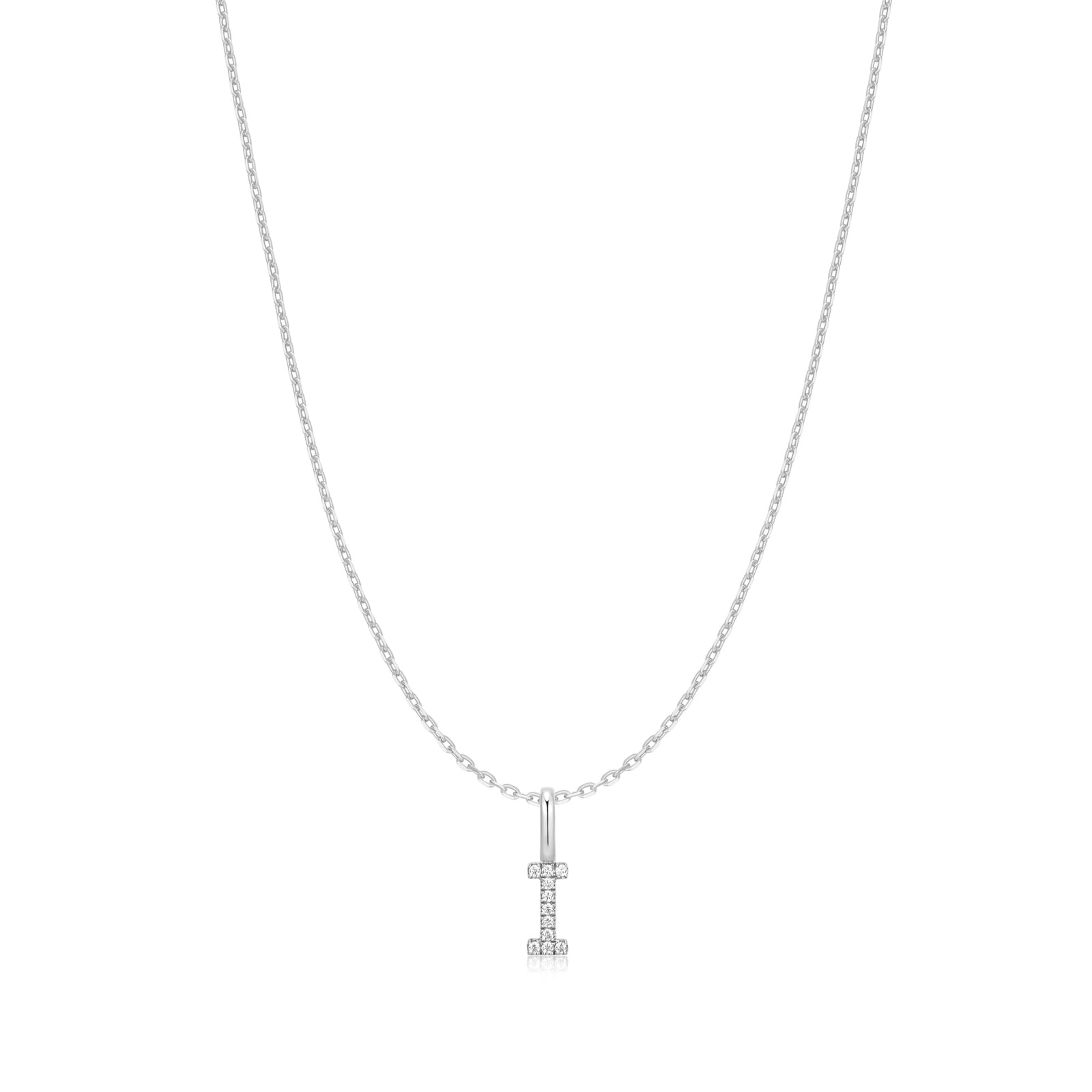 Ania Haie Silver Letter I Initial Necklace - B & S Lyncris Jewellers
