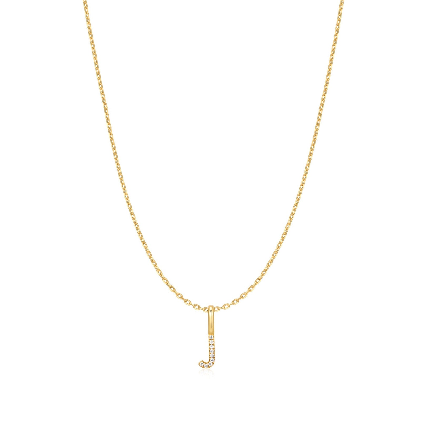 Ania Haie Gold Letter J Initial Necklace - B & S Lyncris Jewellers