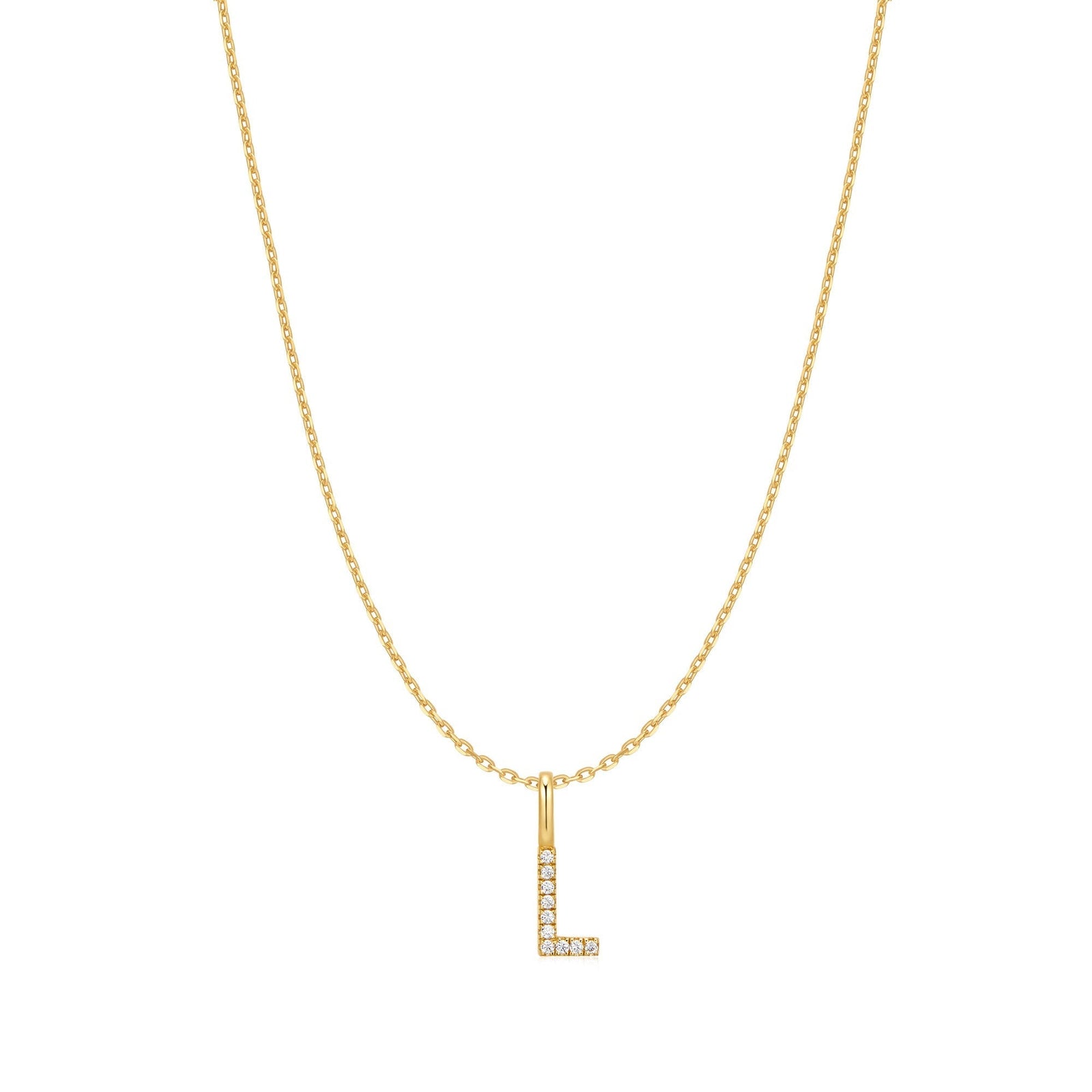Ania Haie Gold Letter L Initial Necklace - B & S Lyncris Jewellers
