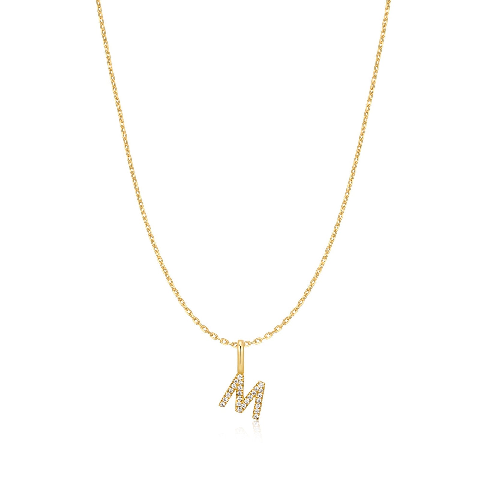 Ania Haie Gold Letter M Initial Necklace - B & S Lyncris Jewellers