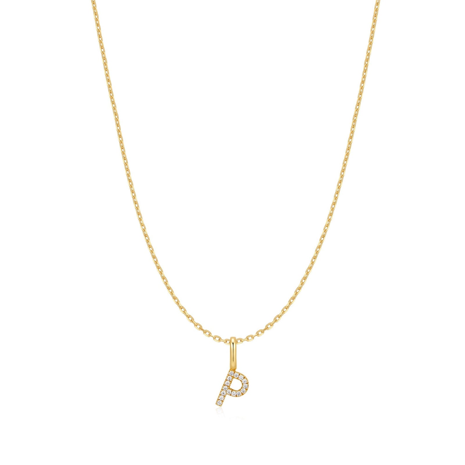 Ania Haie Gold Letter P Initial Necklace - B & S Lyncris Jewellers