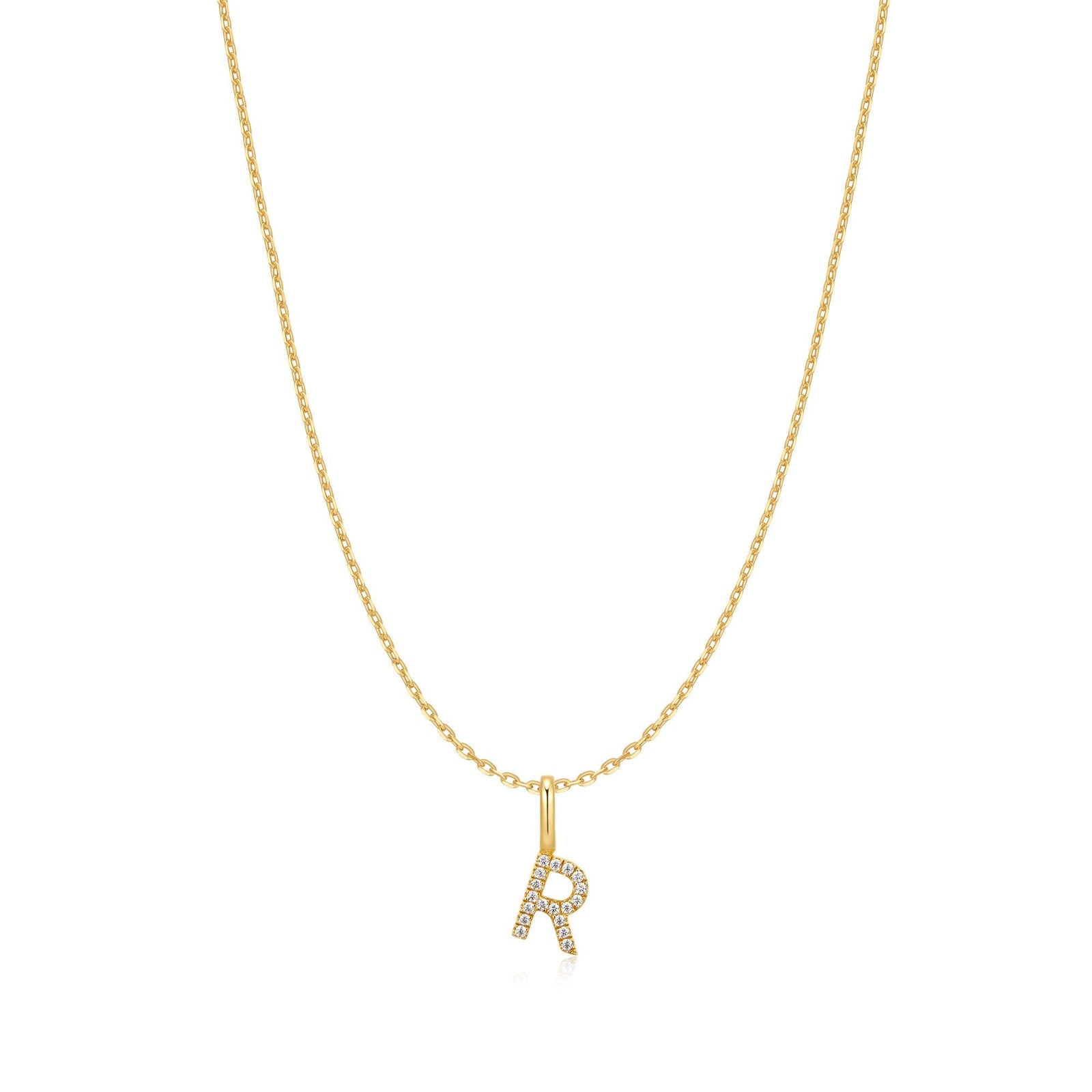 Ania Haie Gold Letter R Initial Necklace - B & S Lyncris Jewellers