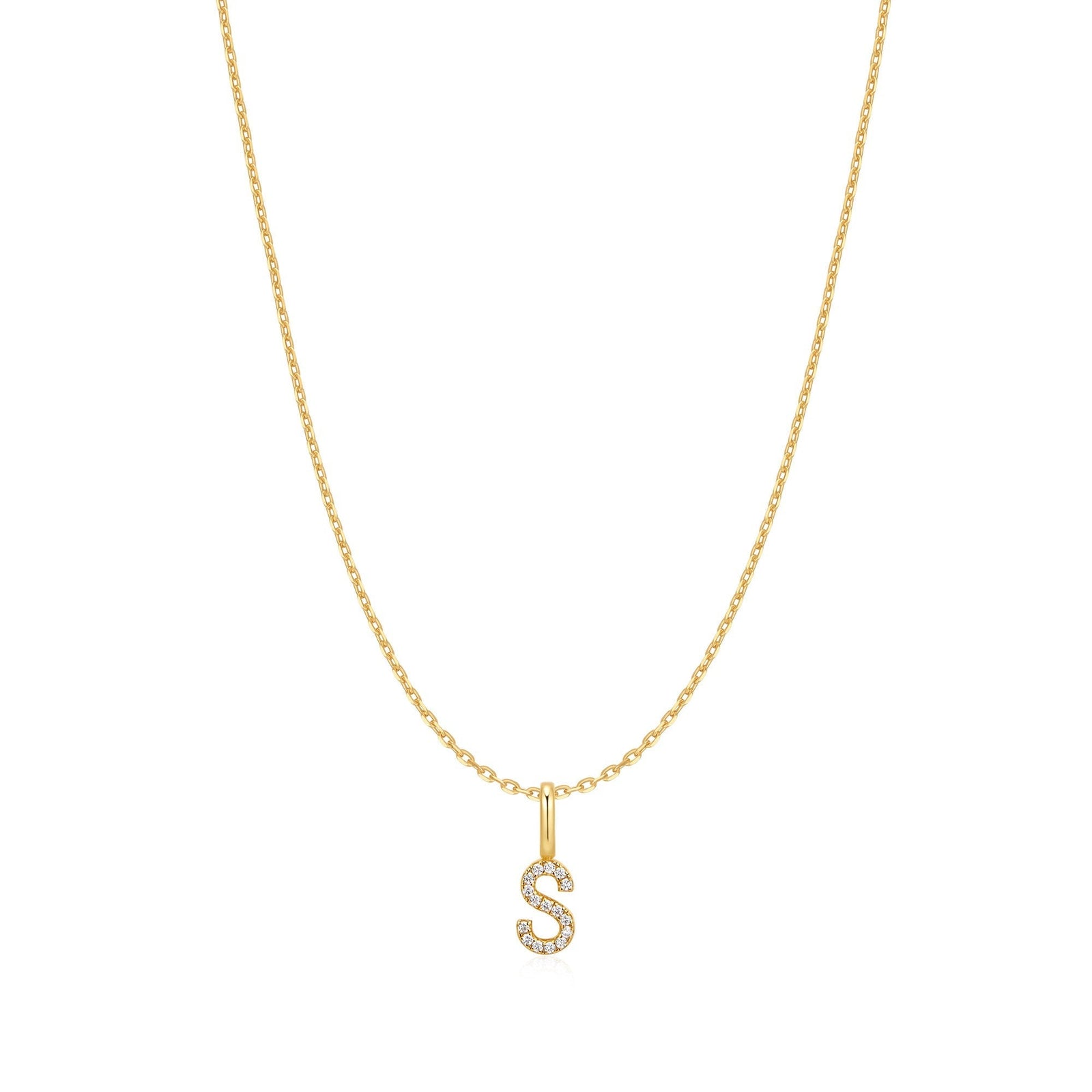 Ania Haie Gold Letter S Initial Necklace - B & S Lyncris Jewellers