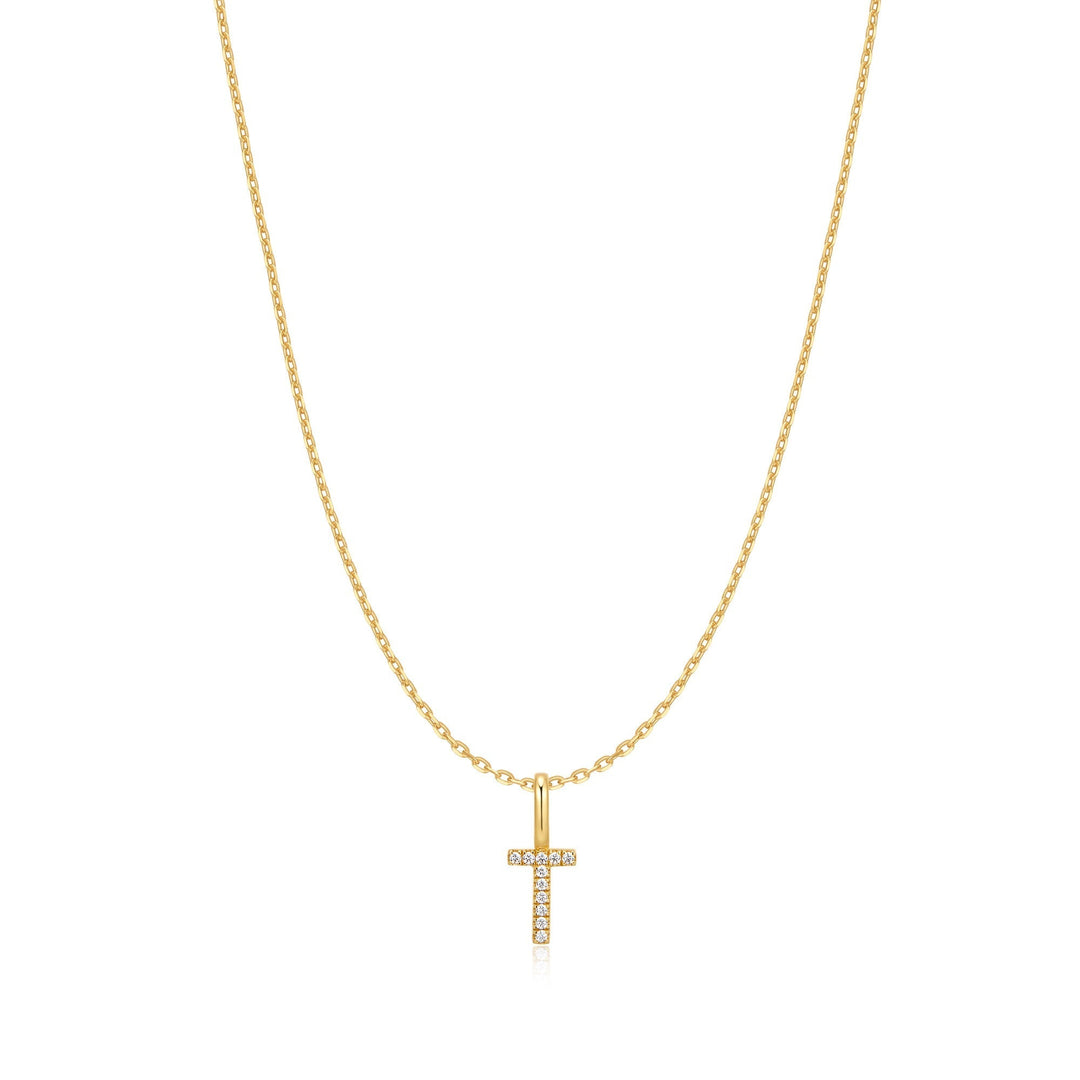 Ania Haie Gold Letter T Initial Necklace - B &amp; S Lyncris Jewellers