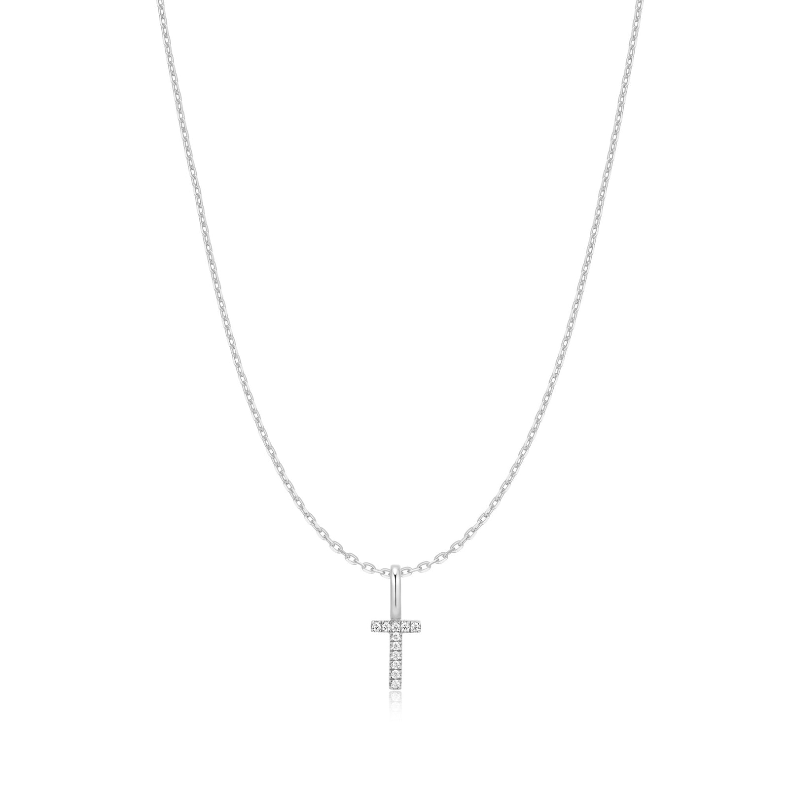 Ania Haie Silver Letter T Initial Necklace - B & S Lyncris Jewellers