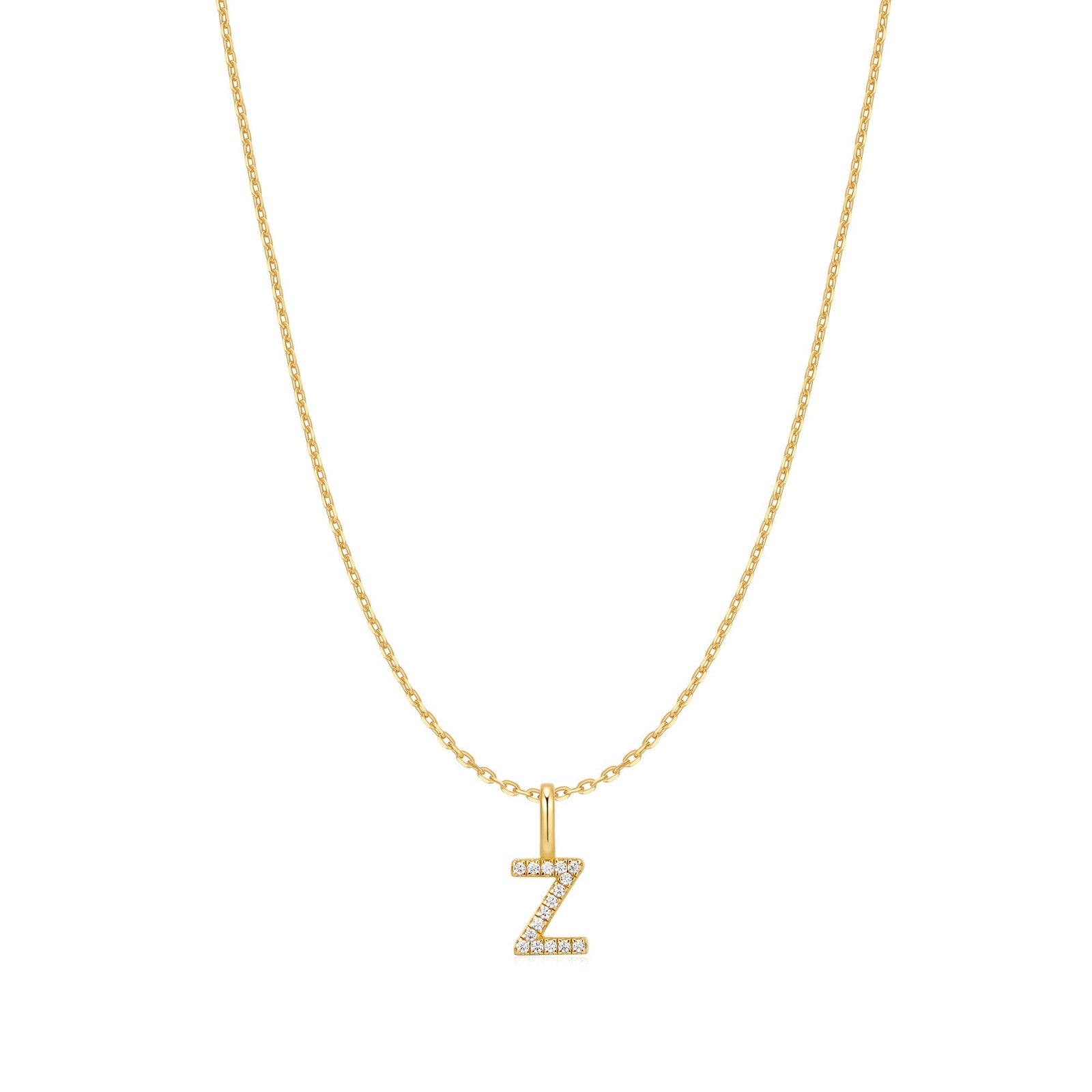 Ania Haie Gold Letter Z Initial Necklace - B & S Lyncris Jewellers