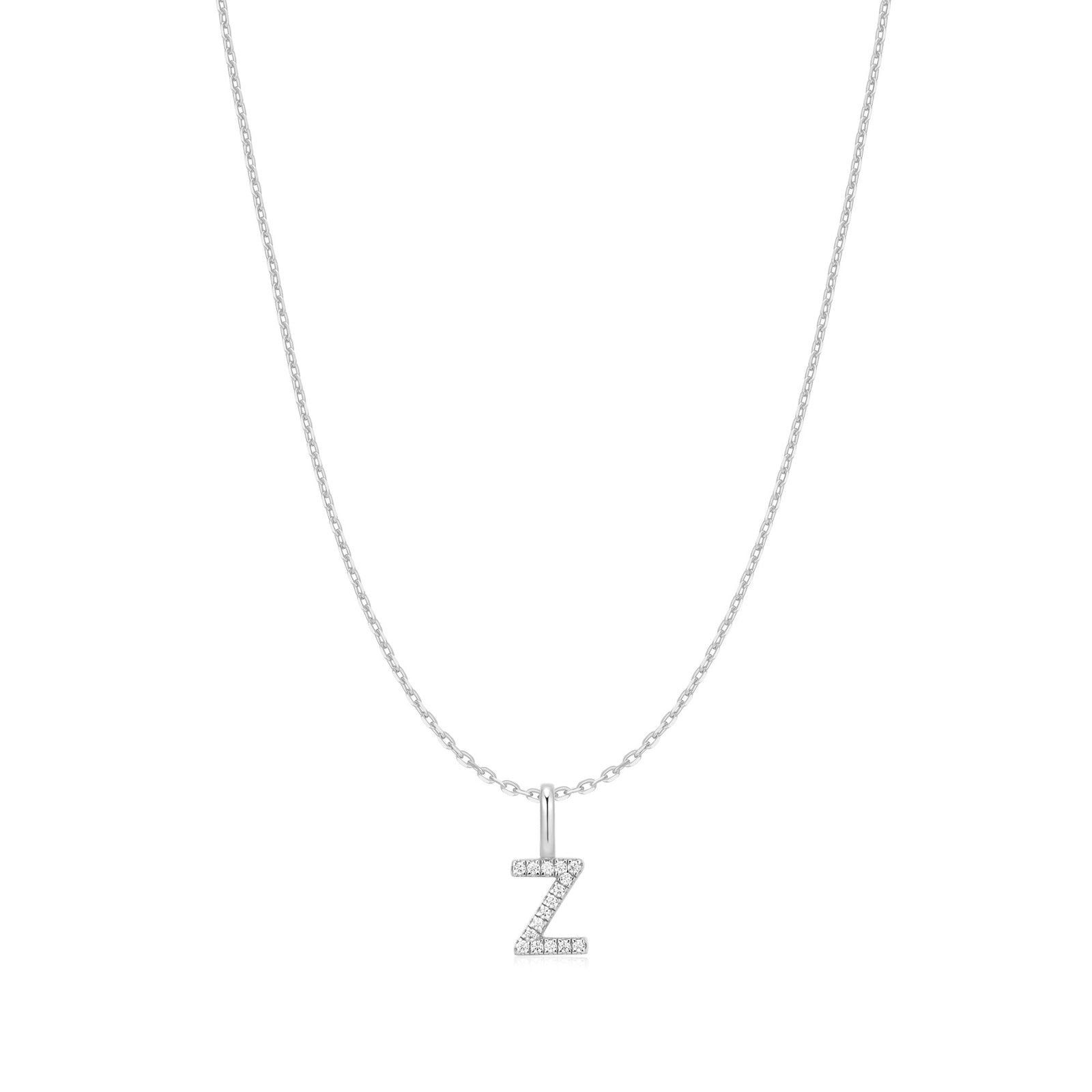 Ania Haie Silver Letter Z Initial Necklace - B & S Lyncris Jewellers