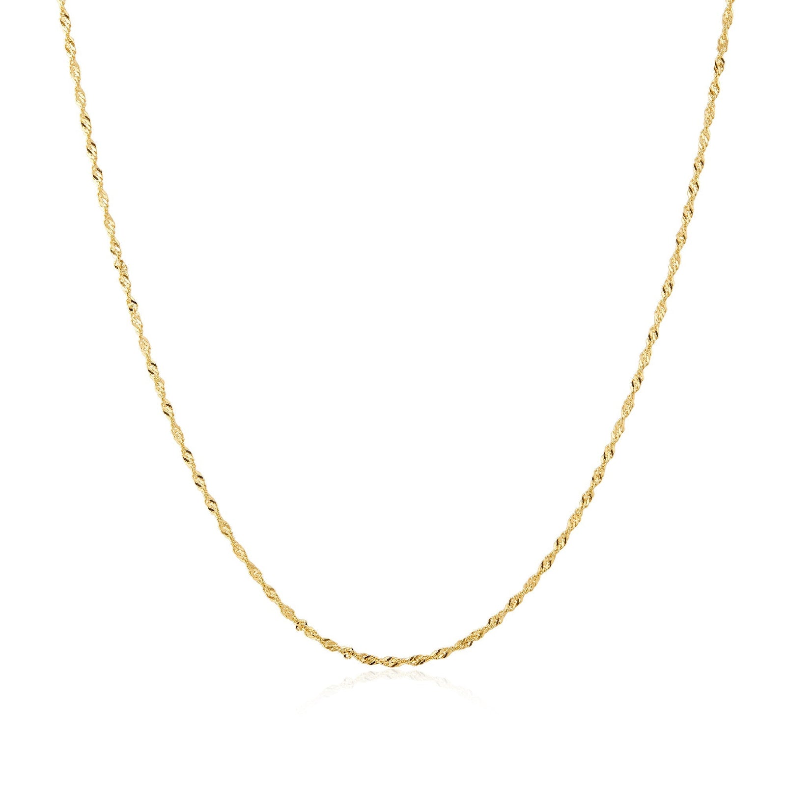 Ania Haie Gold Twisted Chain Necklace - B & S Lyncris Jewellers