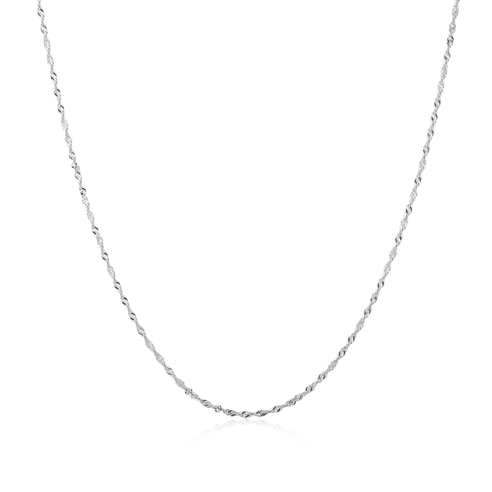 Ania Haie Silver Twisted Chain Necklace - B & S Lyncris Jewellers