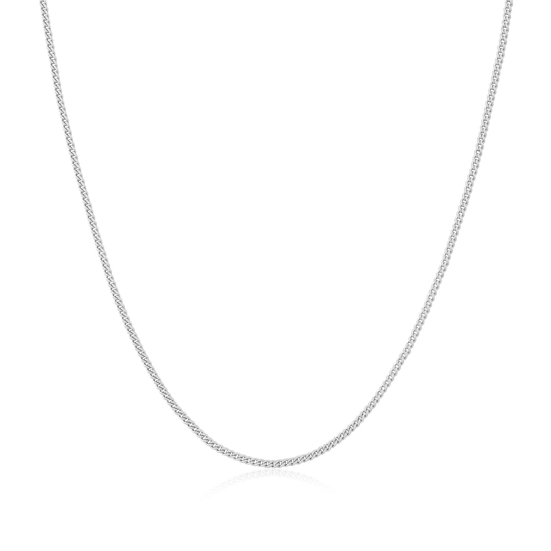 Ania Haie Silver Slim Curb Link Chain Necklace - B &amp; S Lyncris Jewellers