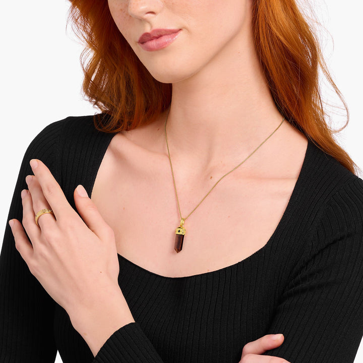THOMAS SABO Crystal Pendant made from Red Tiger&