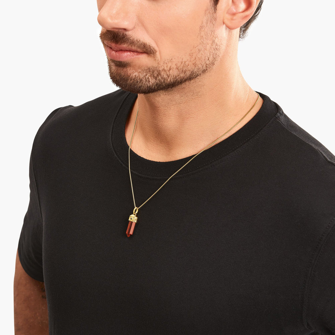 THOMAS SABO Crystal Pendant made from Red Tiger&