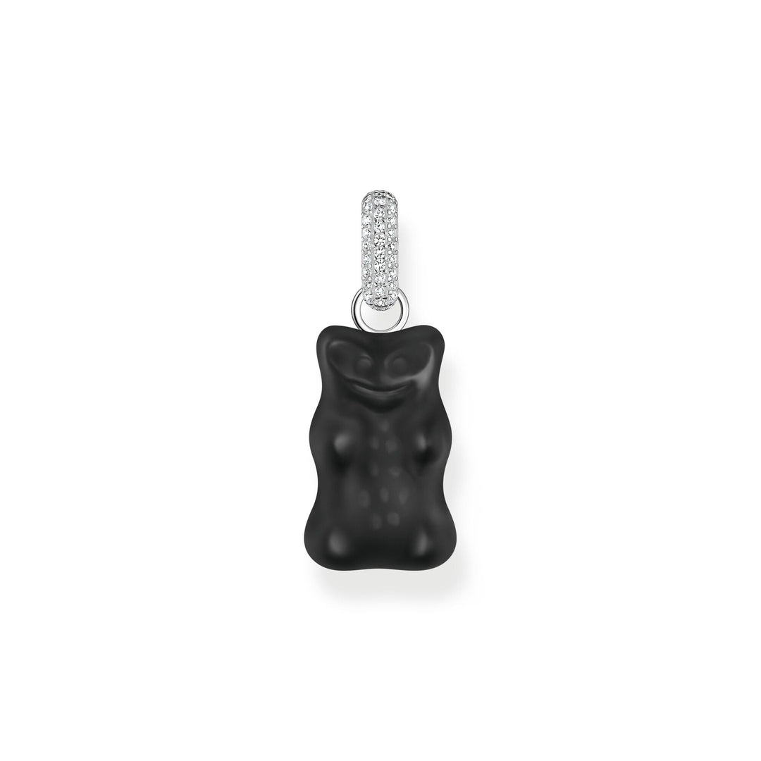 THOMAS SABO Large pendant with black Goldbear and zirconia - B &amp; S Lyncris Jewellers
