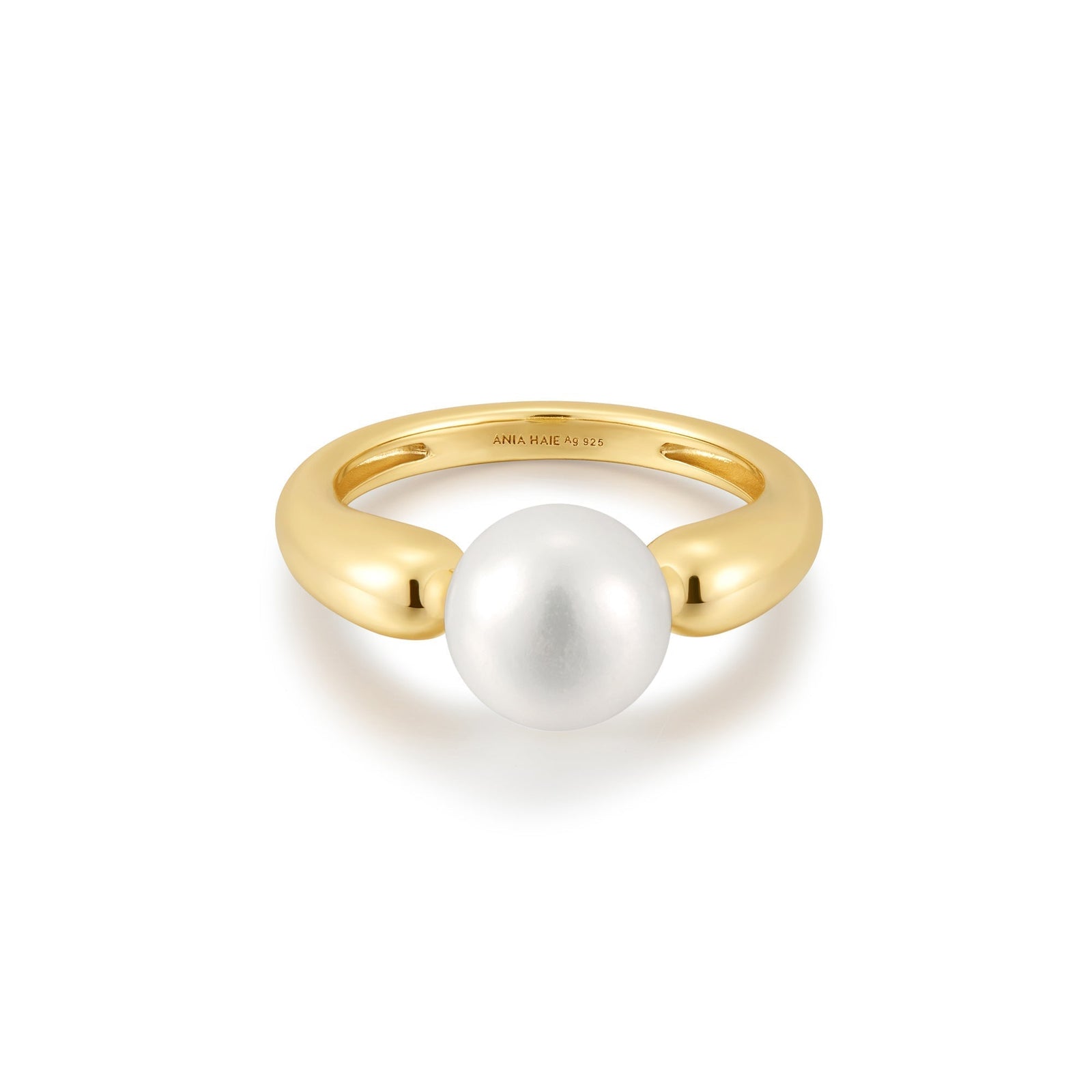 Ania Haie Gold Freshwater Sphere Pearl Ring - B & S Lyncris Jewellers