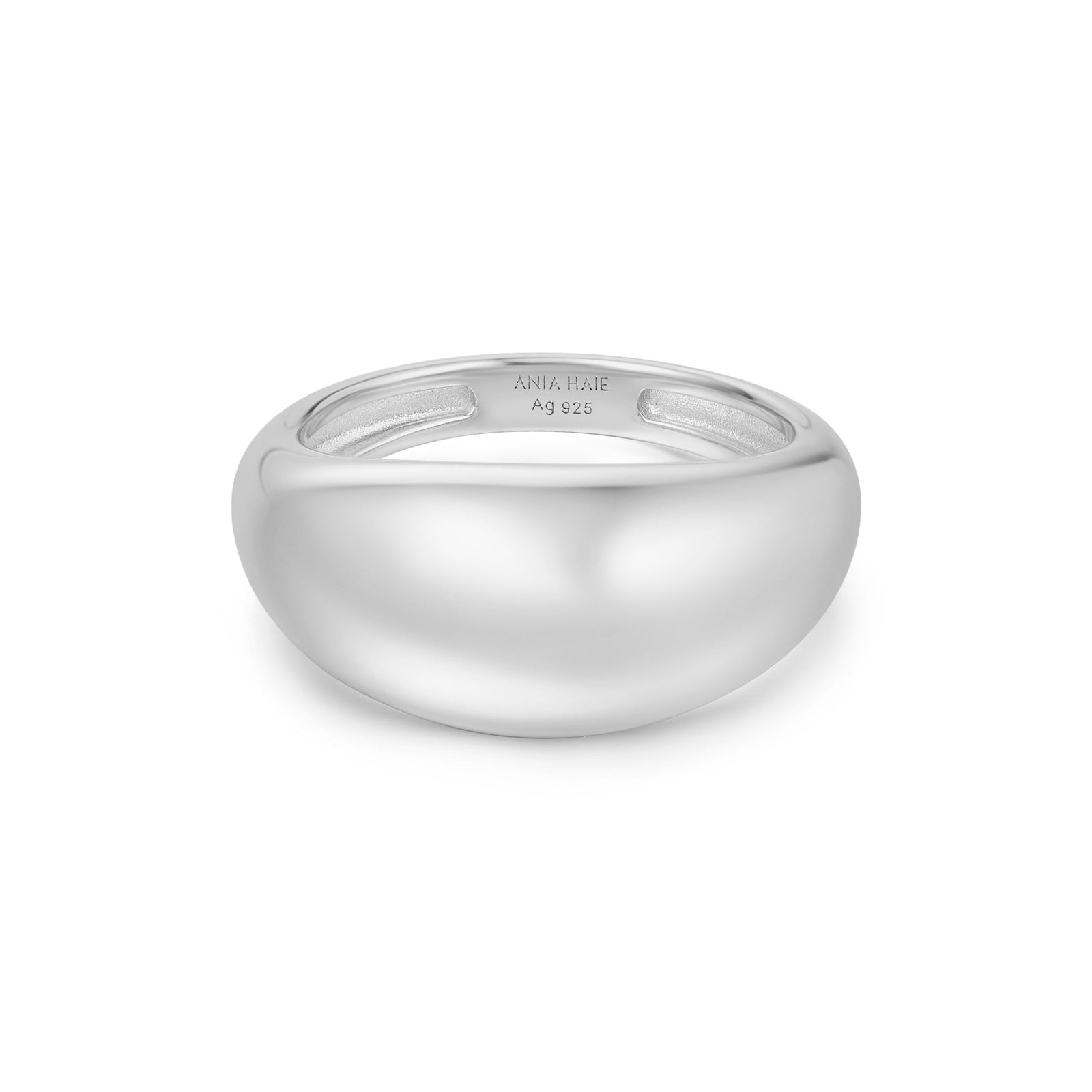 Ania Haie Silver Bold Dome Ring - B & S Lyncris Jewellers