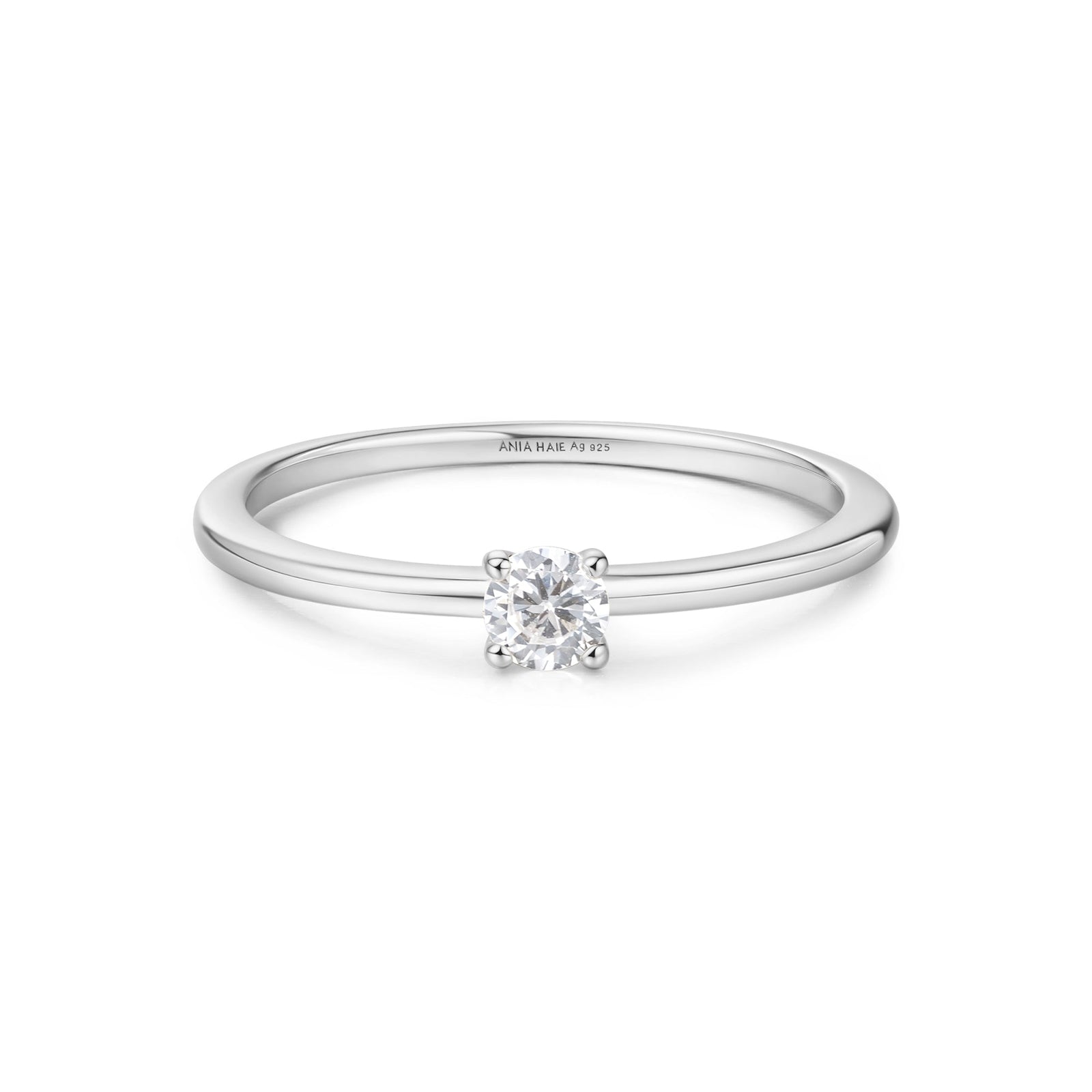 Ania Haie Silver Classic Slim Stacking Ring - B & S Lyncris Jewellers