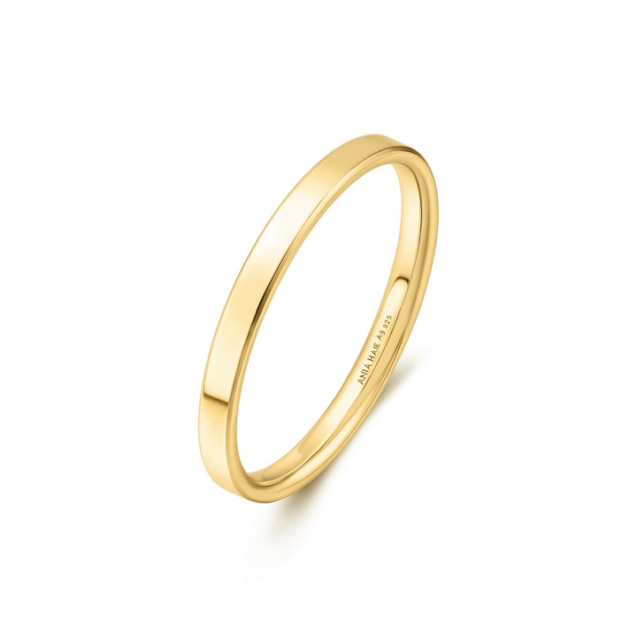Ania Haie Gold Smooth Band 2mm