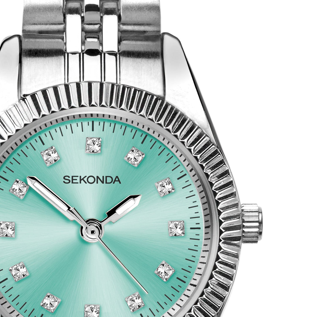 Sekonda Womens Francis Blue Dial Stainless Steel Bracelet 26mm Watch