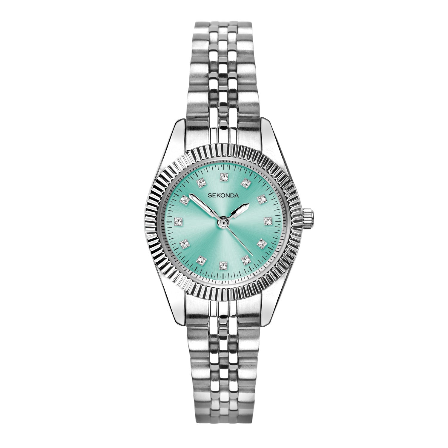 Sekonda Womens Francis Blue Dial Stainless Steel Bracelet 26mm Watch - B & S Lyncris Jewellers