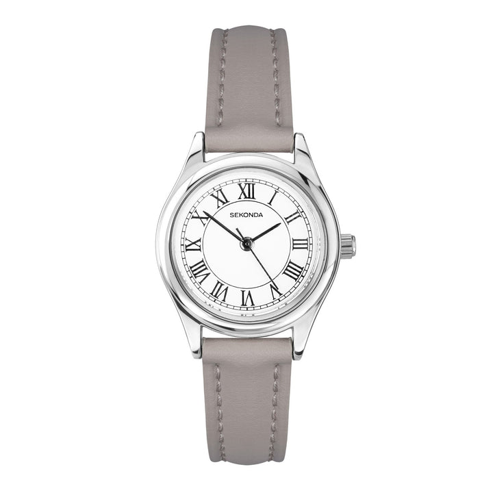 Sekonda Evans White Dial 25mm Womens Watch Grey